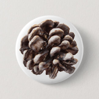 Badge Rond 5 Cm Bouton de cône de pin