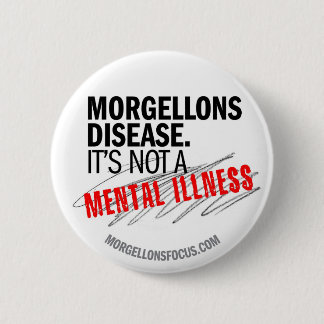 Badge Rond 5 Cm Bouton de conscience - blanc