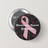 Badge Rond 5 Cm Bouton de conscience de Cancer de Chesticular (Devant & derrière)