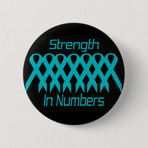 Badge Rond 5 Cm Bouton de conscience de Cancer ovarien