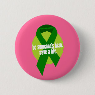 Badge Rond 5 Cm Bouton de conscience de donation d'organe