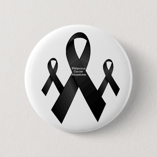 Badge Rond 5 Cm Bouton de conscience de mélanome (Devant)