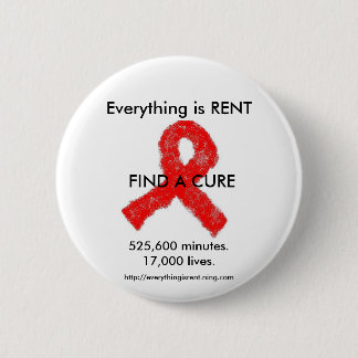 Badge Rond 5 Cm Bouton de conscience de SIDA