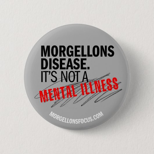 Badge Rond 5 Cm Bouton de conscience - gris (Devant)