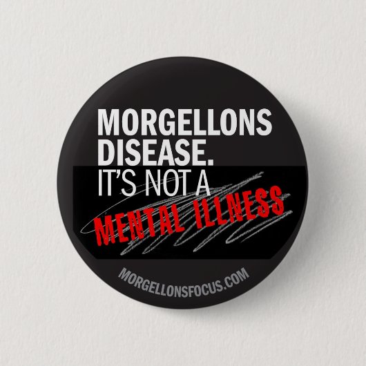 Badge Rond 5 Cm Bouton de conscience - noir (Devant)