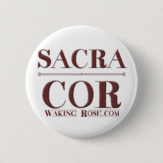Badge Rond 5 Cm Bouton de cor de sacrum