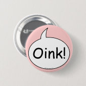 Badge Rond 5 Cm Bouton de costume de porc (Devant & derrière)