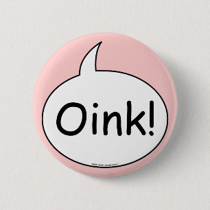 Badge Rond 5 Cm Bouton de costume de porc