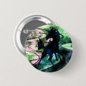 Badge Rond 5 Cm Bouton de coursier de vent (Devant & derrière)