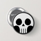 Badge Rond 5 Cm bouton de crâne (Devant & derrière)