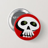 Badge Rond 5 Cm Bouton de crâne (Devant & derrière)