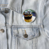 Badge Rond 5 Cm Bouton de Creampuff (En situation)