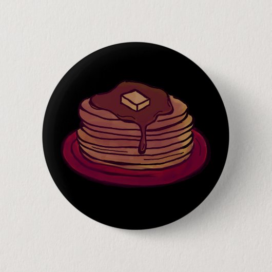 Badge Rond 5 Cm bouton de crêpe de big_breakfast (Devant)