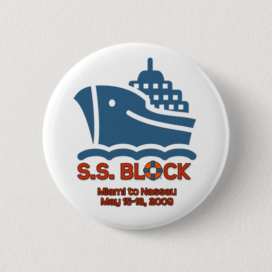 Badge Rond 5 Cm Bouton de croisière de NKOTB (Devant)