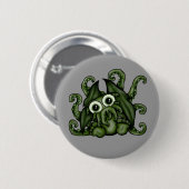 Badge Rond 5 Cm Bouton de Cthulhu (Devant & derrière)
