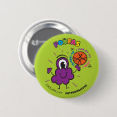 Badge Rond 5 Cm Bouton de Cyd de cyclopes (Devant & derrière)