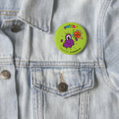 Badge Rond 5 Cm Bouton de Cyd de cyclopes (En situation)