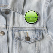 Badge Rond 5 Cm Bouton de CyE CORP. (En situation)