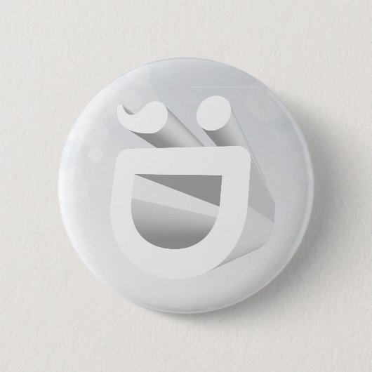 Badge Rond 5 Cm : Bouton de D (Devant)