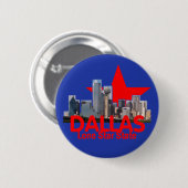 Badge Rond 5 Cm Bouton de DALLAS (Devant & derrière)