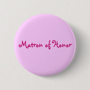 Badge Rond 5 Cm Bouton de dame de honneur