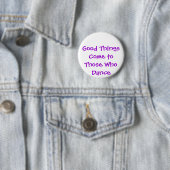 Badge Rond 5 Cm Bouton de danse (En situation)