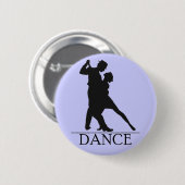 Badge Rond 5 Cm Bouton de danse (Devant & derrière)