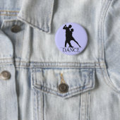 Badge Rond 5 Cm Bouton de danse (En situation)