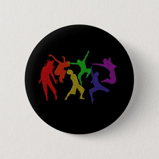 Badge Rond 5 Cm Bouton de danseurs (Devant)