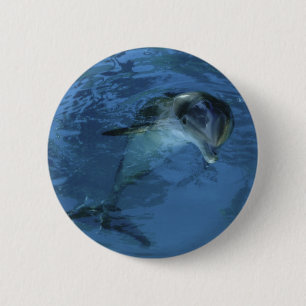 Badge Rond 5 Cm Bouton de dauphin