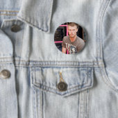 Badge Rond 5 Cm Bouton de David Henry (En situation)