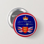 Badge Rond 5 Cm Bouton de ~ de souvenir de jubilé de (Devant & derrière)