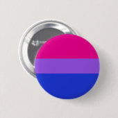 Badge Rond 5 Cm Bouton de déclaration de fierté Bi (Devant & derrière)