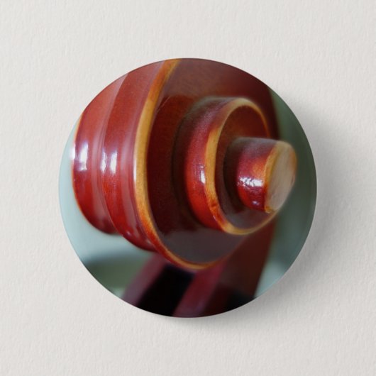Badge Rond 5 Cm Bouton de défilement de violoncelle (Devant)