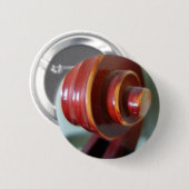 Badge Rond 5 Cm Bouton de défilement de violoncelle (Devant & derrière)