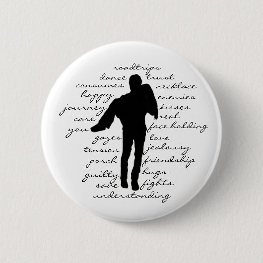 Badge Rond 5 Cm Bouton de Delena (Devant)