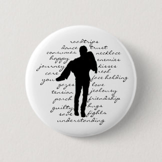 Badge Rond 5 Cm Bouton de Delena