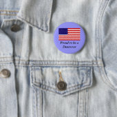 Badge Rond 5 Cm Bouton de Démocrate (En situation)