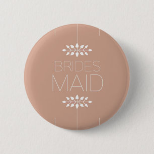 Badge Rond 5 Cm Bouton de demoiselle d'honneur