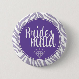 Badge Rond 5 Cm Bouton de demoiselle d'honneur