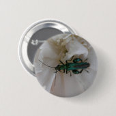 Badge Rond 5 Cm Bouton de dendroctone du fleur (Devant & derrière)