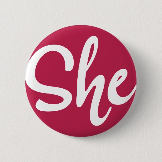 Badge Rond 5 Cm Bouton de design blanc (Devant)
