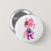 Badge Rond 5 Cm Bouton de dessin animé IPnk (Devant & derrière)