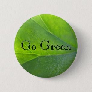 Badge Rond 5 Cm Bouton de devenez écolo