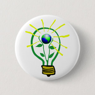 Badge Rond 5 Cm Bouton de devenez écolo