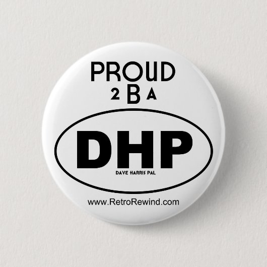 Badge Rond 5 Cm Bouton de DHP (Devant)
