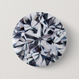 Badge Rond 5 Cm Bouton de diamant