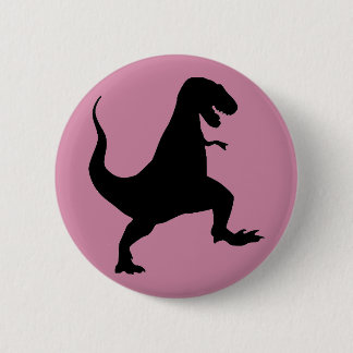 Badge Rond 5 Cm Bouton de dinosaure de T-Rex