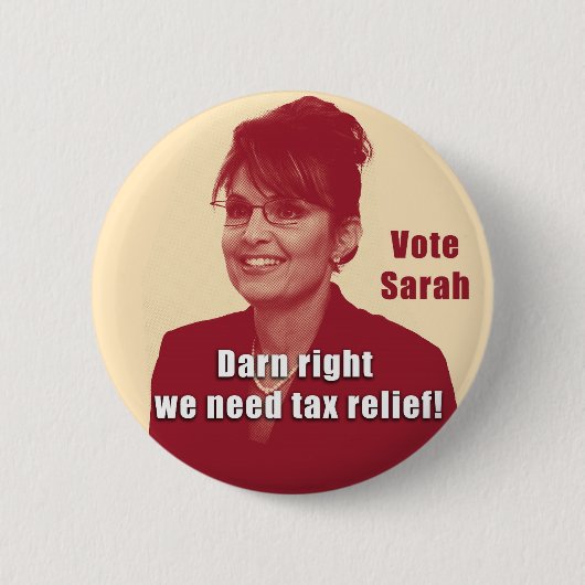 Badge Rond 5 Cm Bouton de discussion de Sarah (Devant)