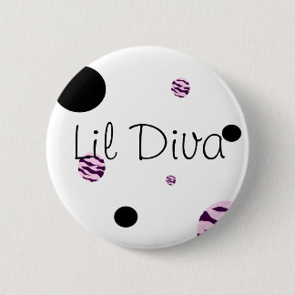 Badge Rond 5 Cm Bouton de diva de Lil